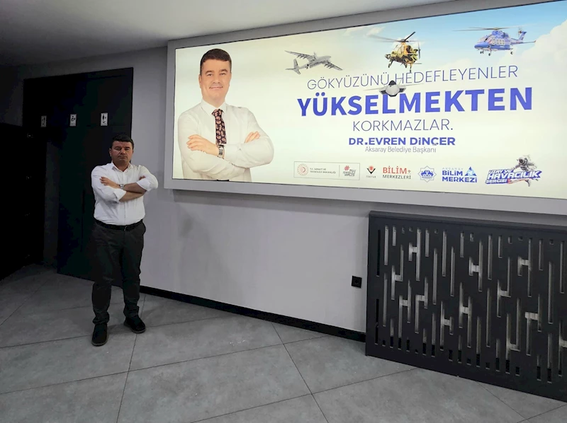 AKSARAY BİLİM MERKEZİ’NİN SERGİ SALONU YENİLENDİ UZAY VE HAVACILIĞIN BÜYÜLEYİCİ DÜNYASI GENÇLERİ BEKLİYOR