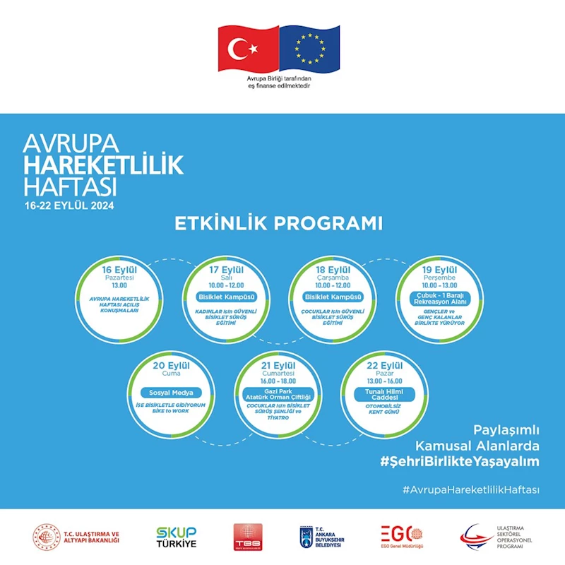 2024 AVRUPA HAREKETLİLİK HAFTASI BAŞLIYOR