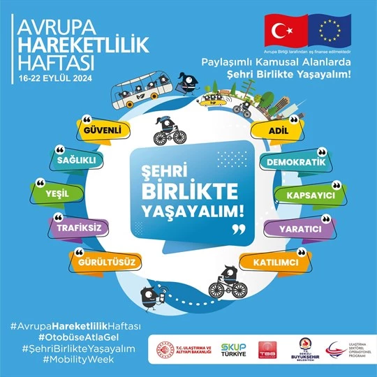 Avrupa Hareketlilik Haftası Büyükşehir ile bir başka yaşanacak