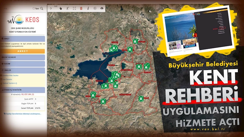 Büyükşehir Belediyesi ‘Kent Rehberi’ uygulamasını hizmete açtı