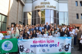 AVRUPA HAREKETLİLİK HAFTASI’NI BAŞKANLAR YÜRÜYEREK BAŞLATTI
