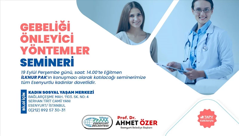 Gebeliği Önleyici Yöntemler Semineri