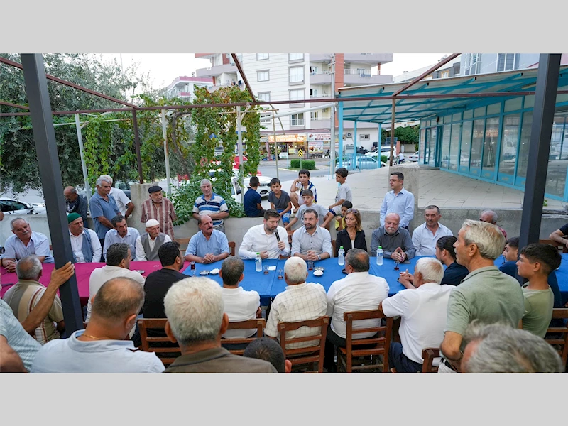 BAŞKAN BOLTAÇ, AKŞEMSETTİN MAHALLESİ’NDE YOĞUN İLGİYLE KARŞILANDI