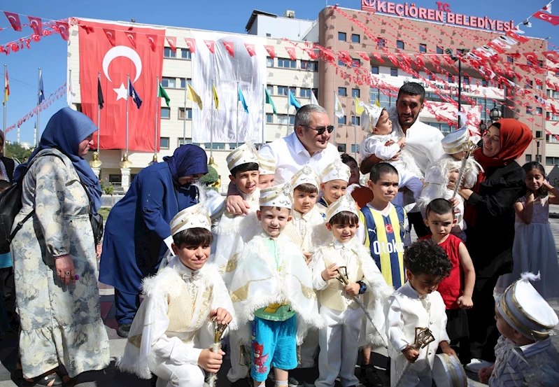 Sünnet çocukları hem gezdiler hem de eğlendiler