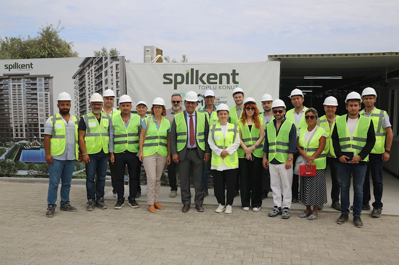 Spilkent Toplu Konut Projesi’nde İnşaat Çalışmaları Sürüyor