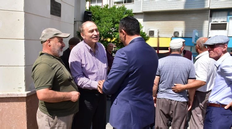 BAŞKANIMIZ, ESKİ BAKANLARIMIZDAN SAYIN FARUK NAFIZ ÖZAK’LA HASBİHAL ETTİ