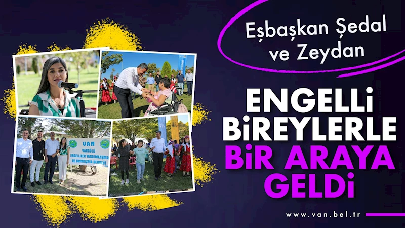 Eşbaşkan Şedal ve Zeydan engelli bireylerle bir araya geldi