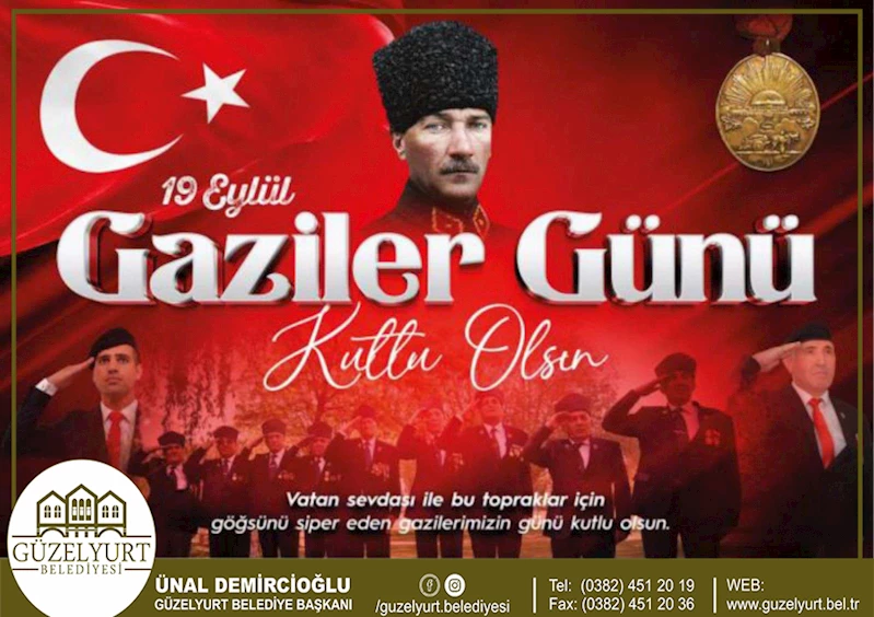 GAZİLER GÜNÜNÜ KUTLUYORUZ.