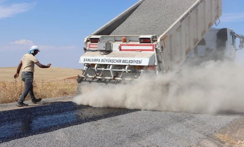 Büyükşehir’den Bozova Kırsalına Asfalt Yol