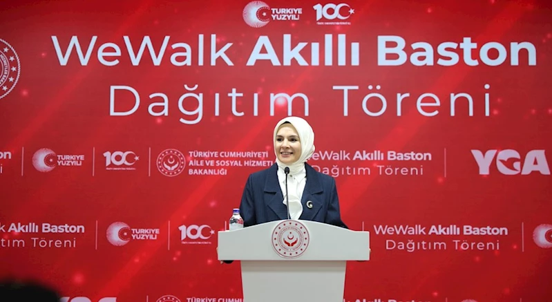 Aile ve Sosyal Hizmetler Bakanımız Göktaş, WeWalk Akıllı Baston Dağıtım Töreni