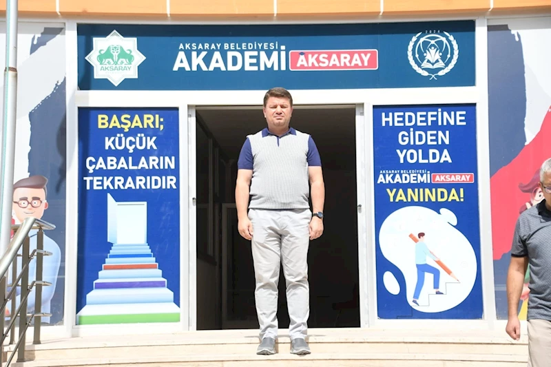 BAŞKAN DİNÇER, AKSARAY AKADEMİ’Yİ AÇILIŞ ÖNCESİ ZİYARET EDEREK ÇALIŞMALAR HAKKINDA BİLGİ ALDI