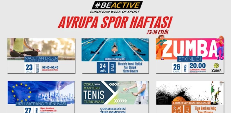 Avrupa Spor Haftası Etkinliklerle Kutlanacak