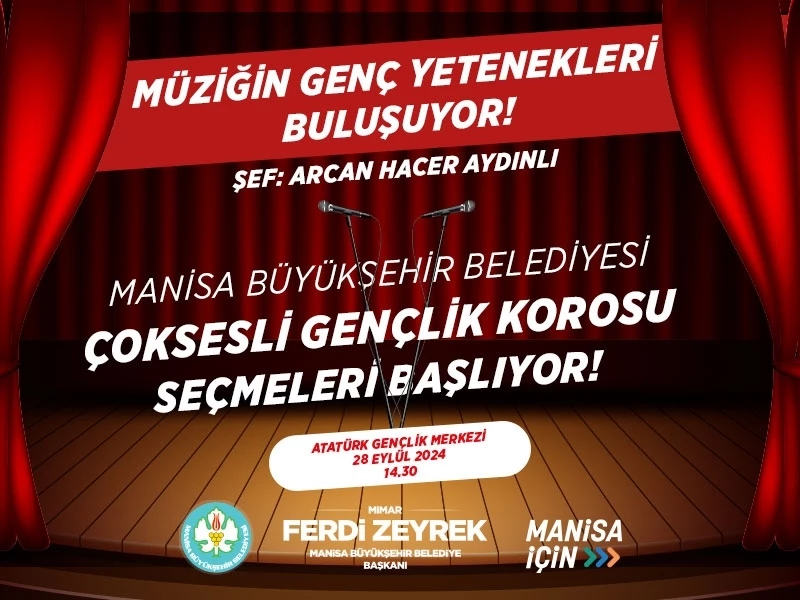 Büyükşehir Belediyesi Genç Yeteneklerini Arıyor