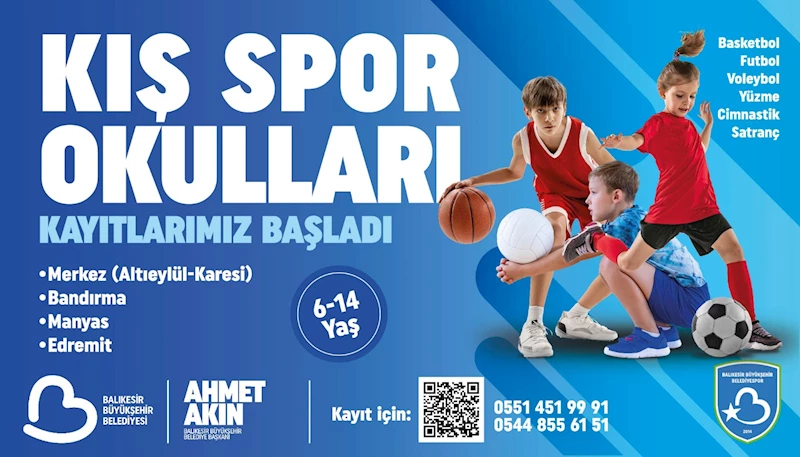 BBB’nin Kış Spor Okulları’na kayıtlar başladı