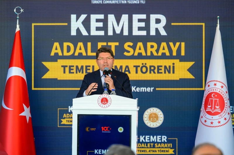 ADALET BAKANI TUNÇ, KEMER ADALET SARAYI