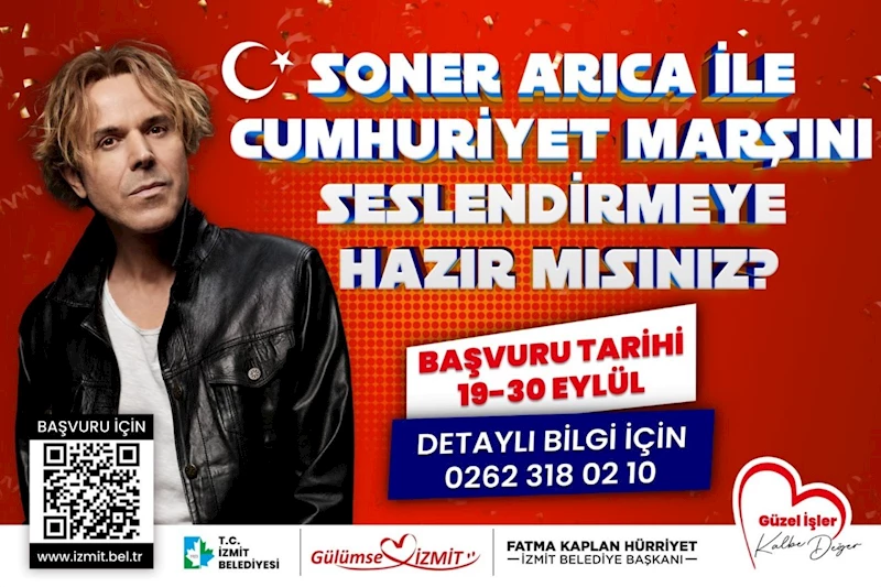 SONER ARICA İLE BİRLİKTE CUMHURİYET MARŞINI SESLENDİRMEYE VAR MISINIZ?