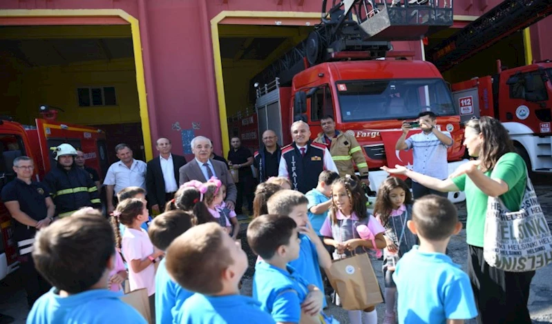 İtfaiyecilik Haftası’nda öğrenciler itfaiyecilik mesleğinde yolculuğa çıktı