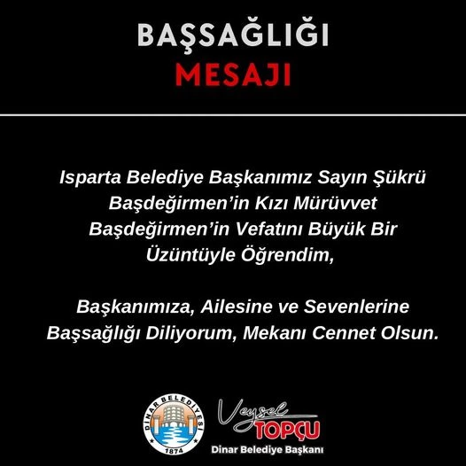 BAŞSAĞLIĞI MESAJI