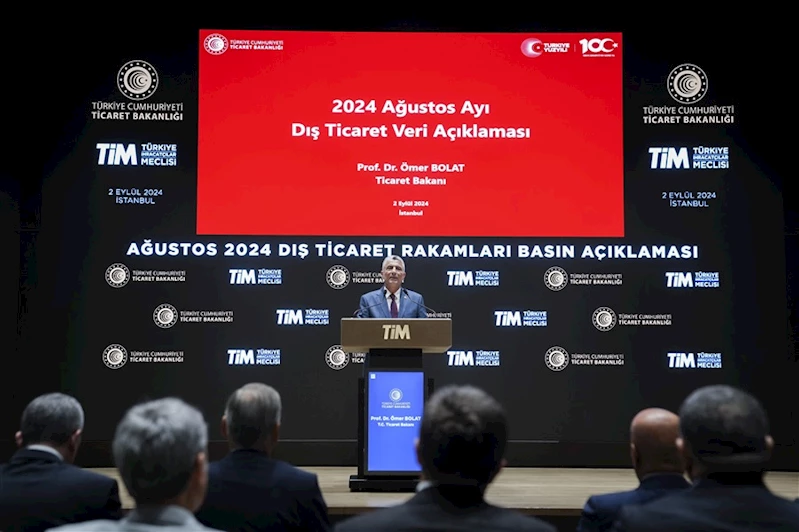Tüm zamanların en yüksek ağustos ayı ihracat rakamına ulaşıldı