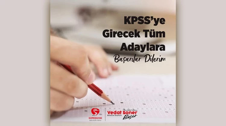 BAŞKANIMIZ, KPPS’YE GİRECEK TÜM ADAYLARA BAŞARILAR DİLEDİ