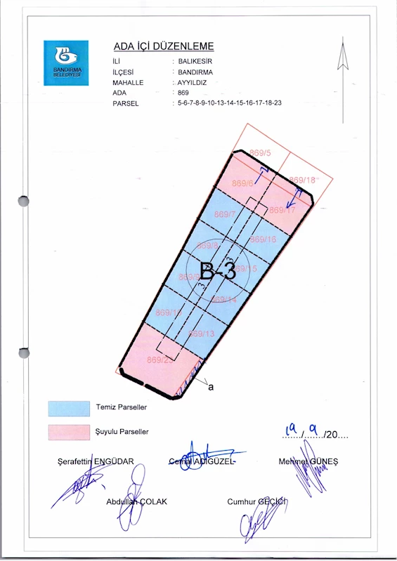 Ayyıldız Mahallesi 869 Ada İçi Düzenlemesi