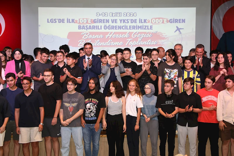 BAŞARILI ÖĞRENCİLER GAZİANTEP BÜYÜKŞEHİR İLE GÖNÜL COĞRAFYASI BOSNA-HERSEK’E GİDİYOR