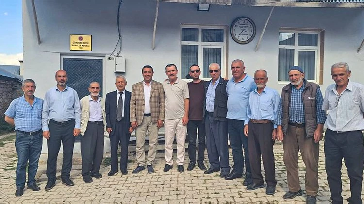 BAŞKANIMIZ, GÖKDERE KÖYÜMÜZDE, PARTİ YÖNETİCİMİZ VE ÜLKÜDAŞIMIZ ENVER ŞAHİN’İN MİSAFİRİ OLDU