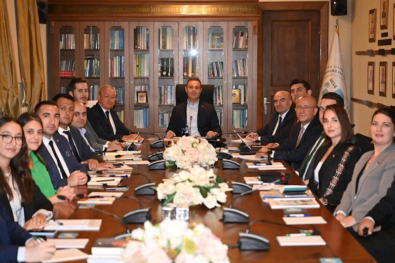 Başkan Akın’dan dünyanın en kapsamlı yerel ve bölgesel yönetim ağı UCLG-MEWA’ya ziyaret