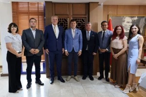 BULGAR HEYETİNDEN BAŞKANIMIZ AKAY’A ZİYARET