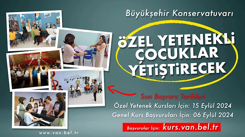 Büyükşehir Konservatuvarı özel yetenekli çocuklar yetiştirecek