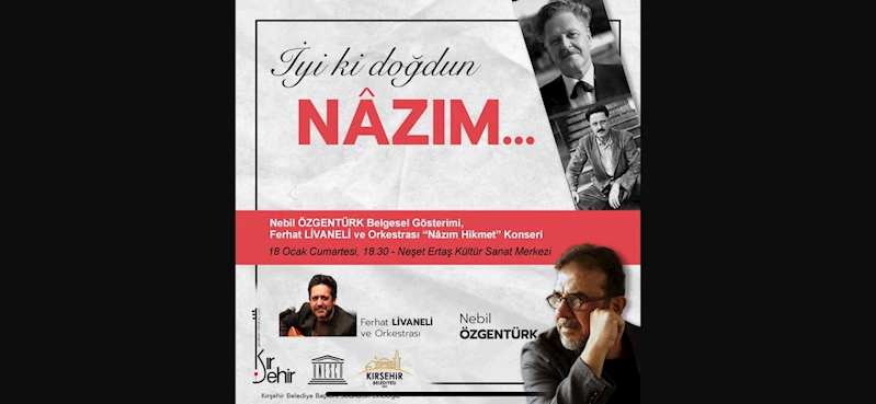 NÂZIM HİKMET DOĞUMUNUN 123. YILINDA ANILIYOR