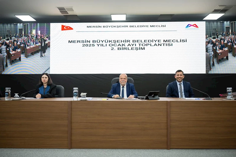 Mersin Büyükşehir Belediye Meclisi’nin Ocak Ayı 2. Birleşimi Gerçekleştirildi