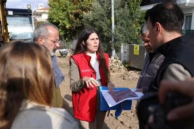 Başkan Denizli, “Doğal gaz hattının 2,5 kilometrelik ilk etabı tamamlandı”