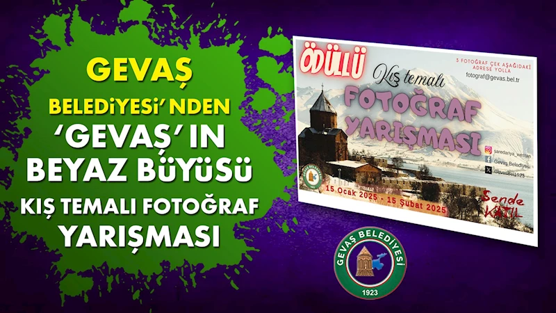 Gevaş Belediyesi’nden kış temalı ‘Gevaş’ın Beyaz Büyüsü’ fotoğraf yarışması