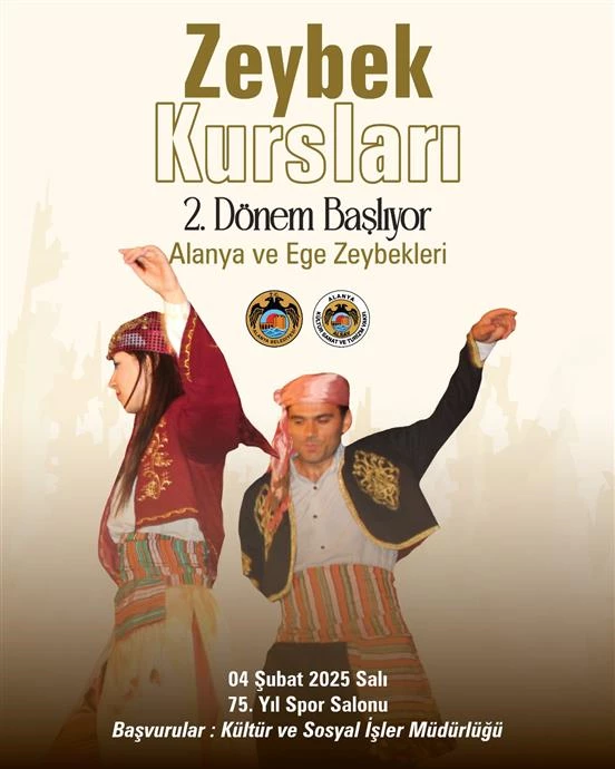 ZEYBEK KURSLARININ İKİNCİ DÖNEMİ BAŞLIYOR