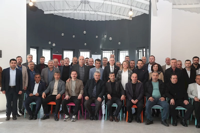 BAŞKAN HÜRRİYET, KIRSAL MAHALLE MUHTARIYLA BULUŞTU
