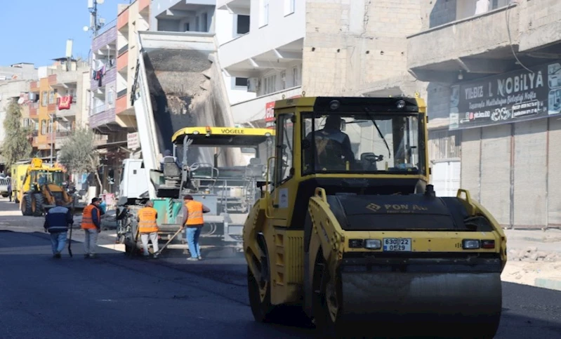 Süleymaniye Caddesi Asfaltlanıyor
