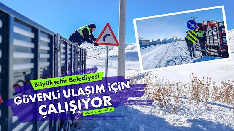 Büyükşehir Belediyesi güvenli ulaşım için çalışıyor