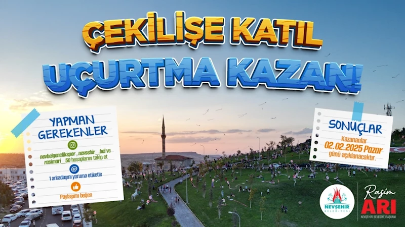 Çekilişle Haftada 10 Adet Uçurtma Dağıtılacak