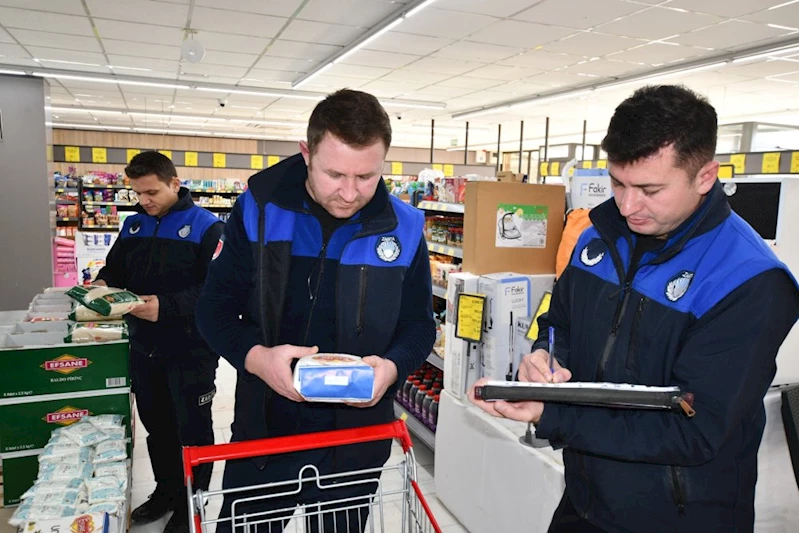 Zabıta Ekiplerimiz, Zincir Marketlerde Denetim Yaptı