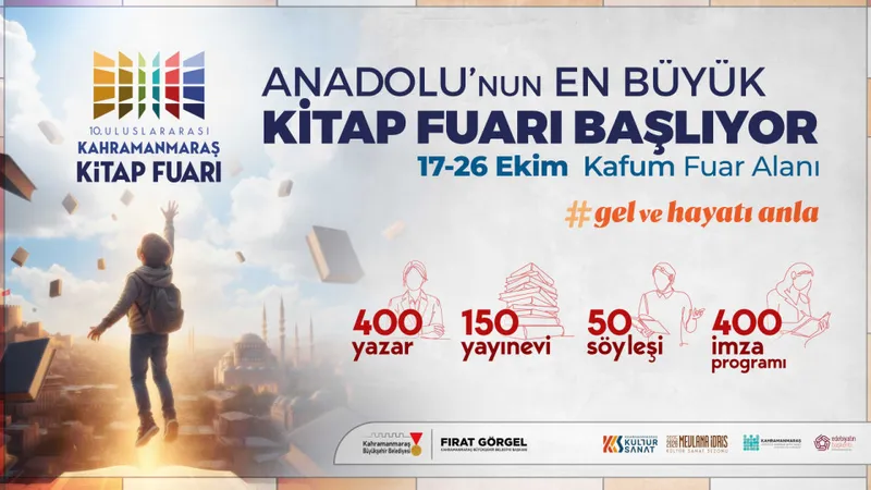 10. Uluslararası Kahramanmaraş Kitap Fuarı 17 Ekim