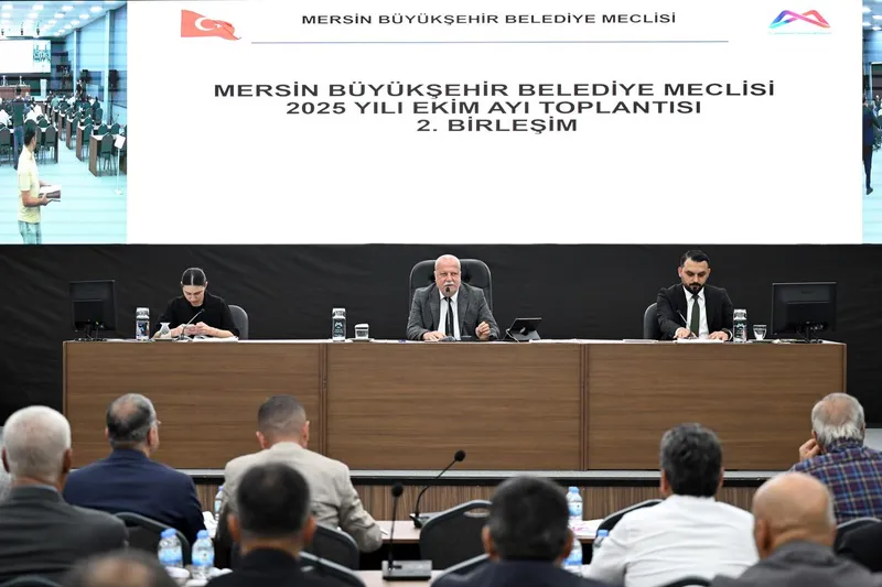 Mersin Büyükşehir Belediye Meclisi Ekim Toplantısını Tamamladı