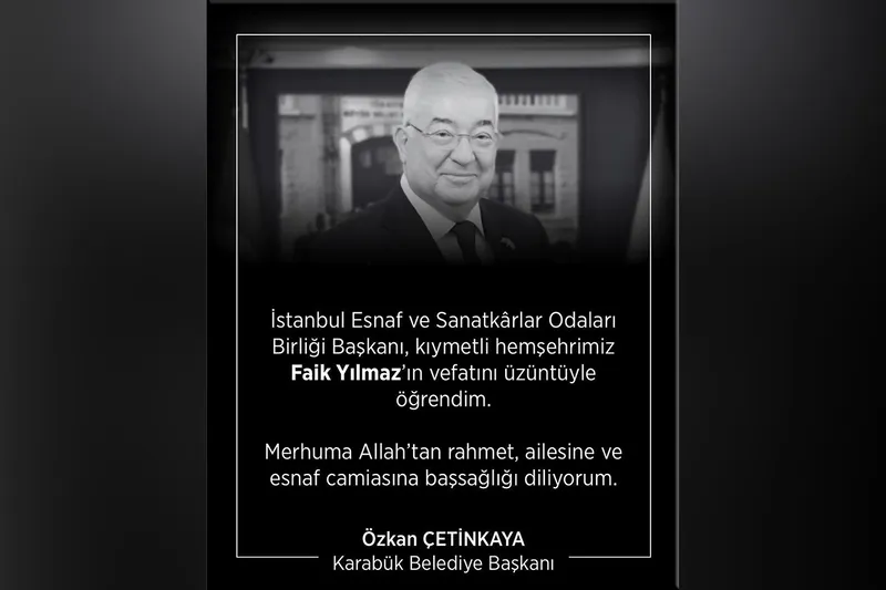 Karabük Belediye Başkanı Çetinkaya, Faik Yılmaz