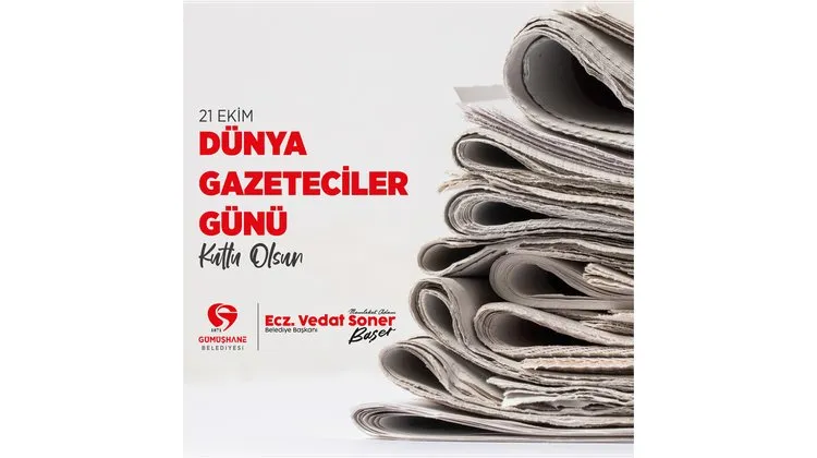 Gümüşhane Belediye Başkanı Dünya Gazeteciler Günü