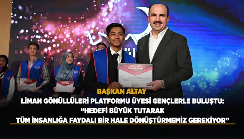 Konya Büyükşehir Belediye Başkanı Altay LİMAN Gönüllüleri