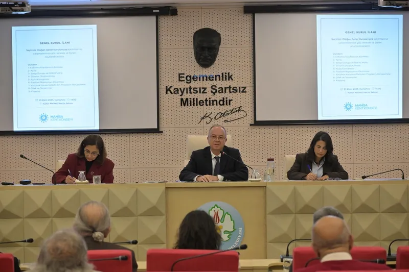 Manisa Kent Konseyi Olağan Genel Kurulu Tamamlandı