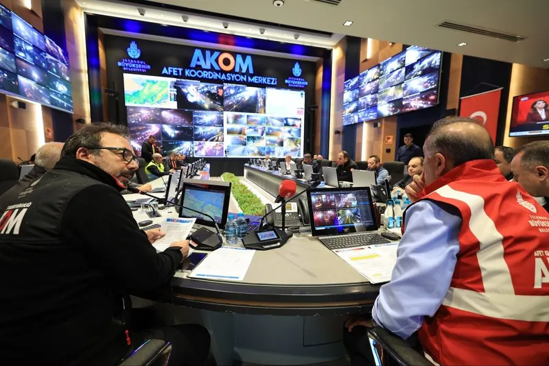 İBB Ekipleri Fırtınaya Karşı Teyakkuzdaydı