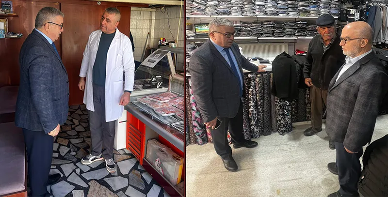 Şuhut Belediye Başkanı Özaşkın Esnaf Ziyaretlerini Sürdürüyor