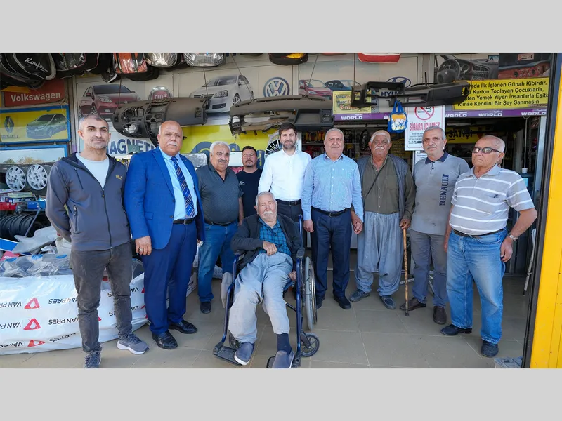 Tarsus Belediye Başkanı Ali Boltaç, Küçük Sanayi Sitesi Esnafıyla Buluştu