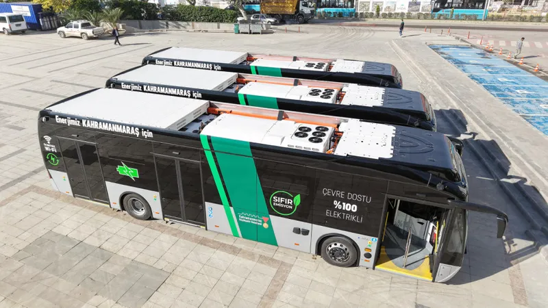 Kahramanmaraş Elektrikli Otobüslerle Tanışıyor